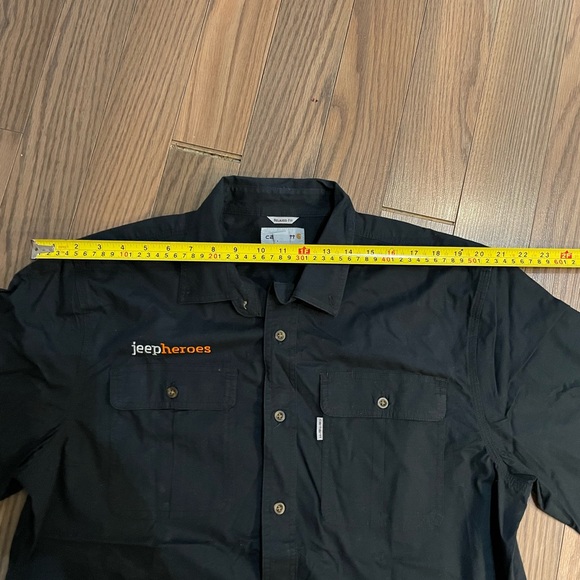 Carhartt Short Sleeve Polo with Jeep Heroe Embroidery - Picture 10 of 13